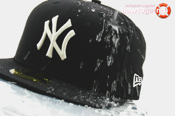 How to wash a cap with a visor