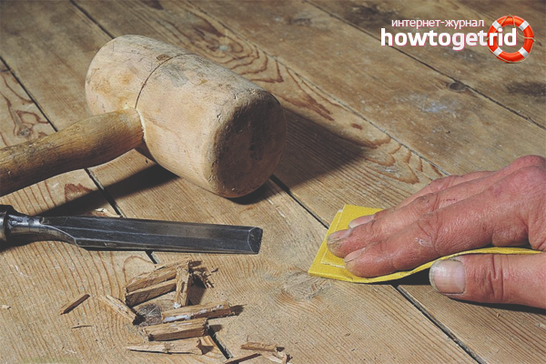 How to remove the creak of a wooden floor