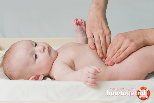 Massage for constipation for children