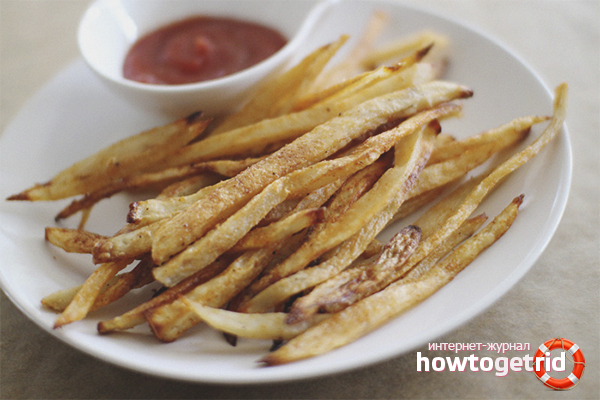 Oven low calorie fries