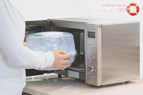 Microwave Bottle Sterilization