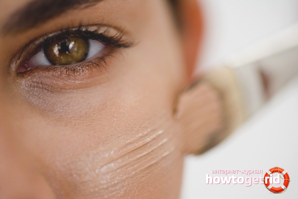 How to apply a primer on the face