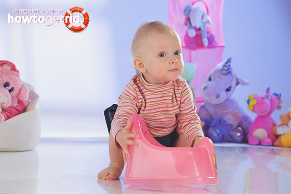 How to teach a child to ask for a potty