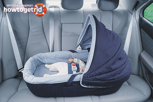 How to transport a newborn in a car