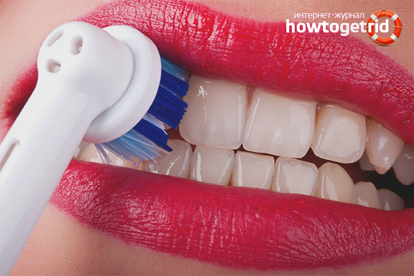 How to brush your teeth with an electric toothbrush