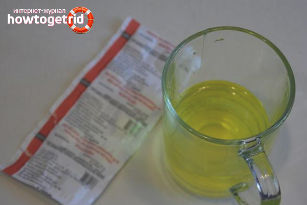 Wie man eine Furacilinlösung aus Tabletten herstellt