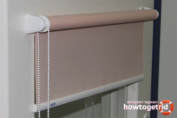 How to wash roller blinds