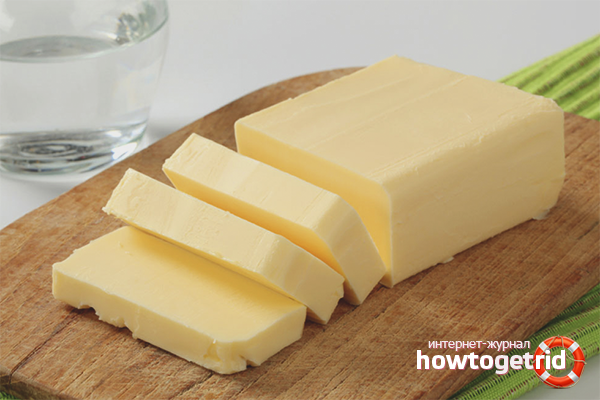 Butter from stains of paint