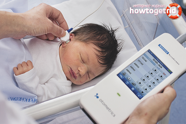 Hearing in a newborn