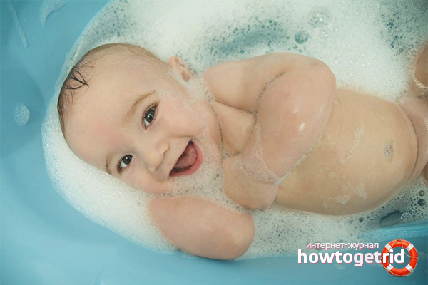 Water procedures for newborns