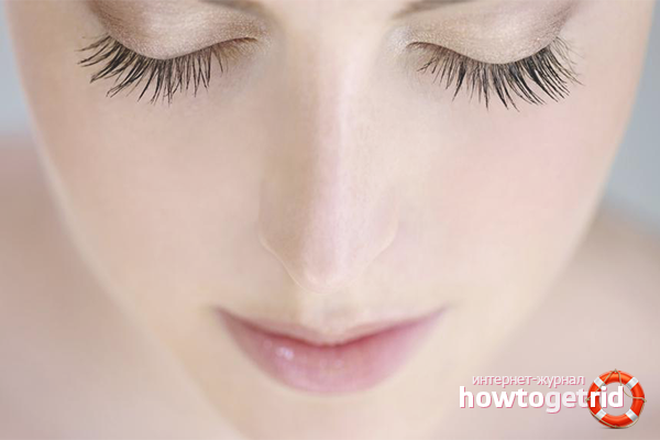 Restoration of eyelashes in folk ways