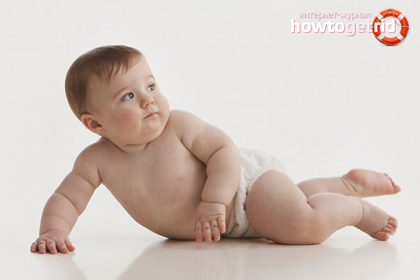 How to teach a child to roll over