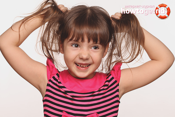 How to strengthen the hair of a child