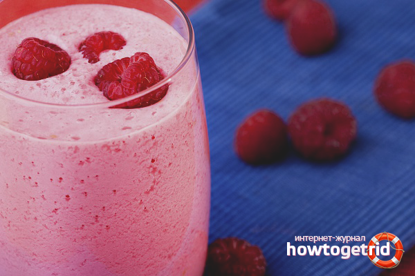 Raspberry smoothie