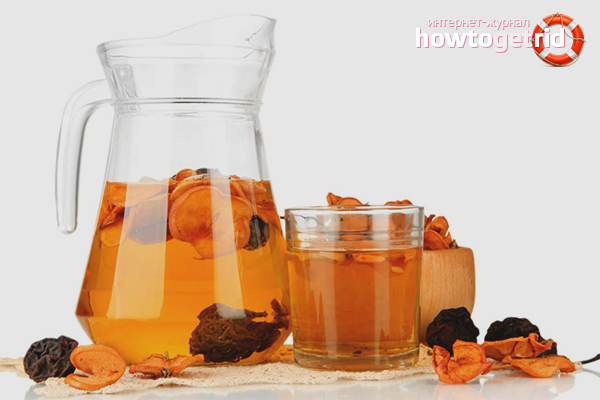 Dried fruit honey compote