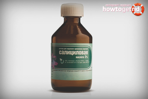 Acne remedies with salicylic acid