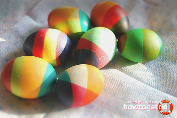 How to paint eggs for Easter