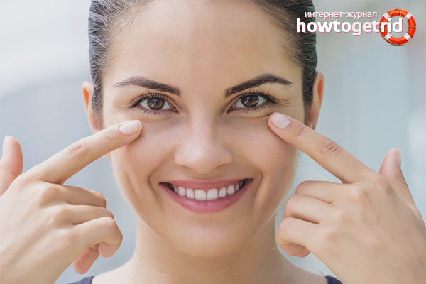 How to remove bags under the eyes