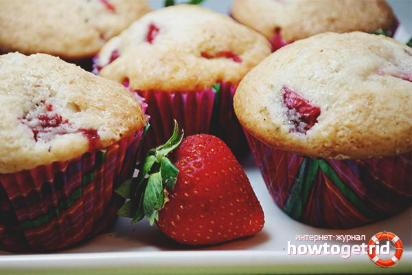 Strawberry muffin