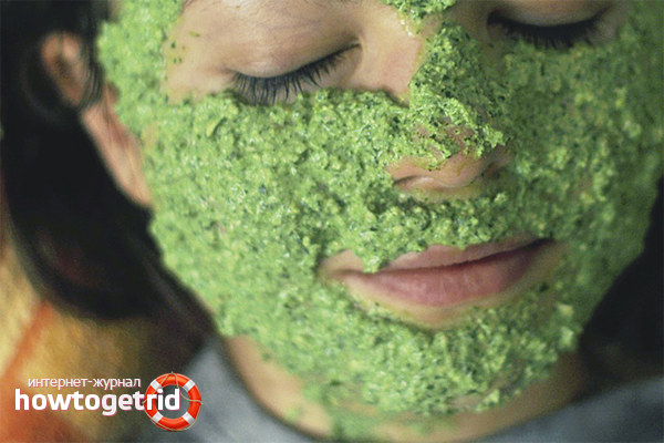 Dill face mask