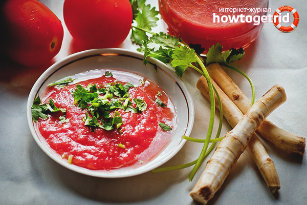 Adjika with horseradish