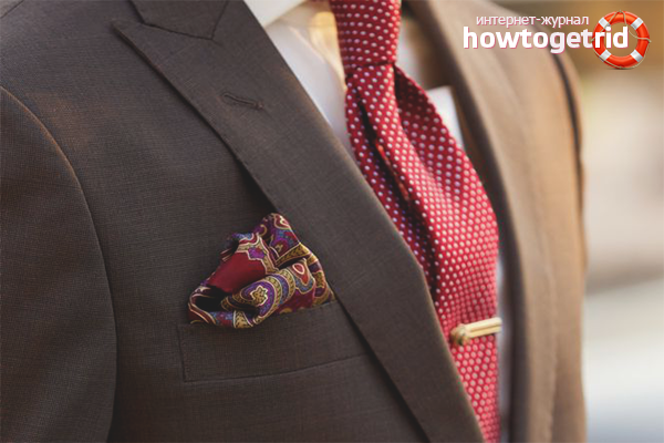 Wie man eine Krawattenklammer trägt