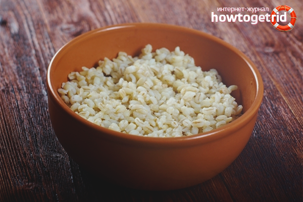 How to cook pearl barley porridge in the water