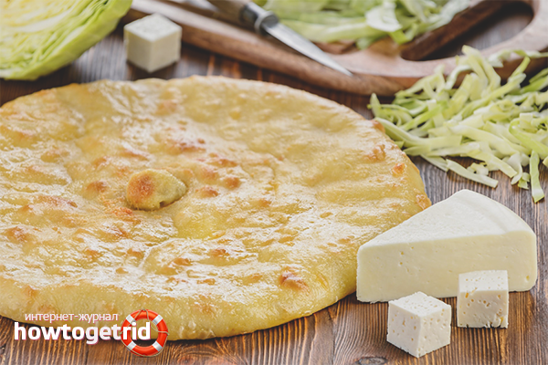 Ossetian cheese pie