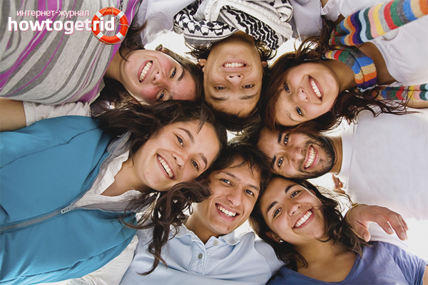 The joy of talking with friends