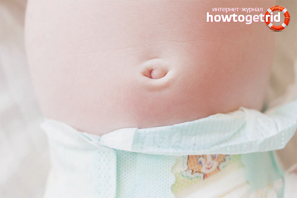 How much the navel heals