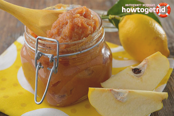 Quince jam with apples