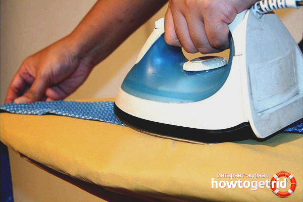 How to iron a tie