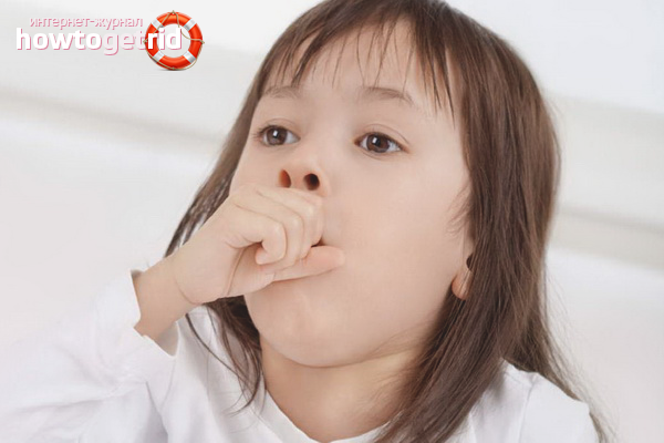 How to stop a coughing fit in a child