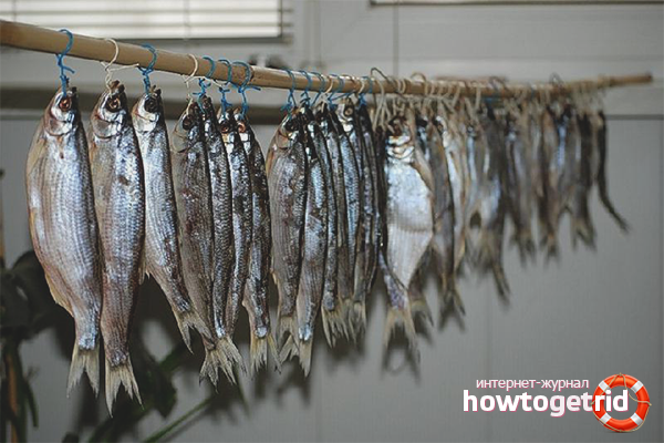 How to dry fish