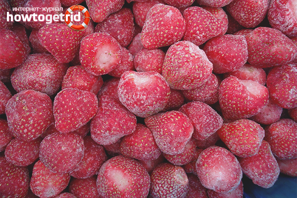 How to freeze strawberries for the winter