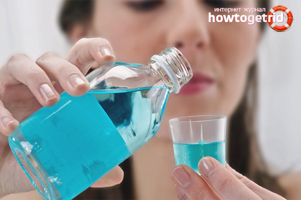 Solutions for rinsing from perspiration