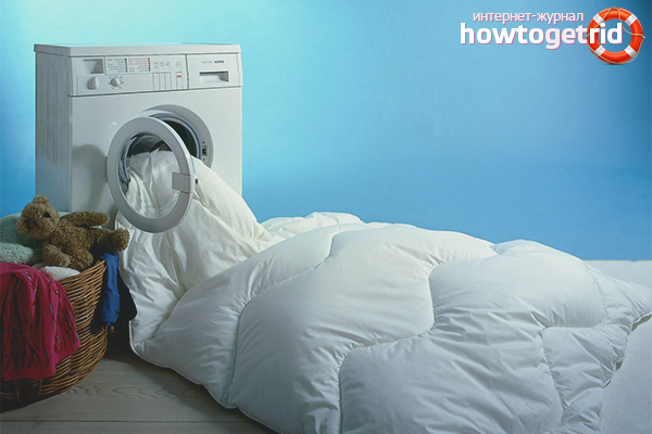 How to wash a cotton blanket in an automatic machine