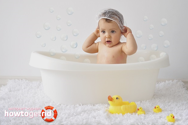How to choose a bath for newborns