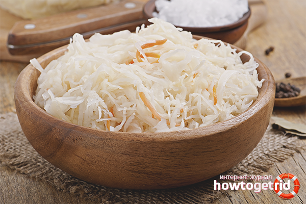 Sauerkraut with honey