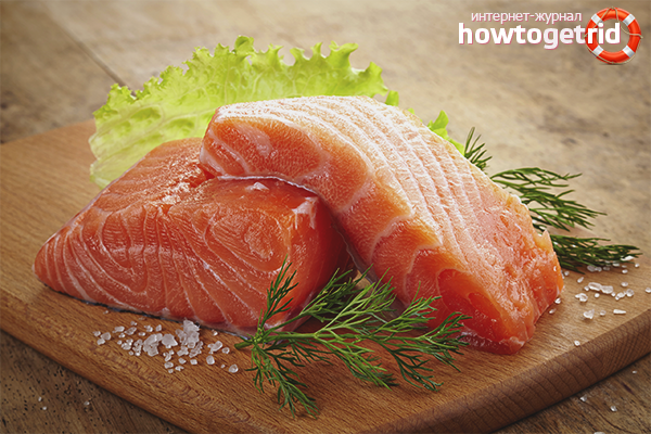 Basic rules for salting coho salmon