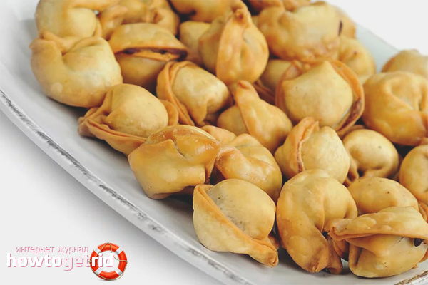 Features of frying dumplings