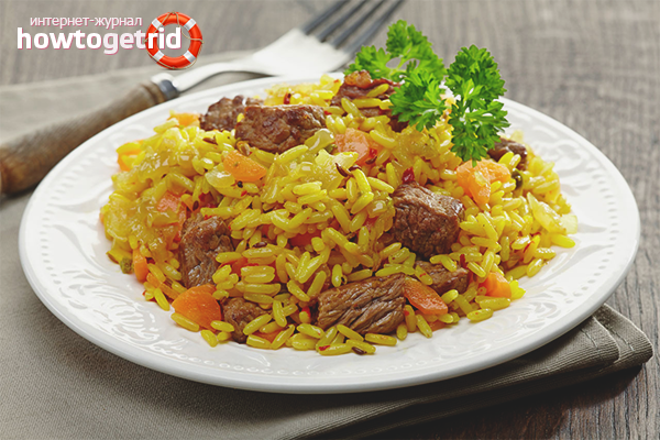 Beef pilaf
