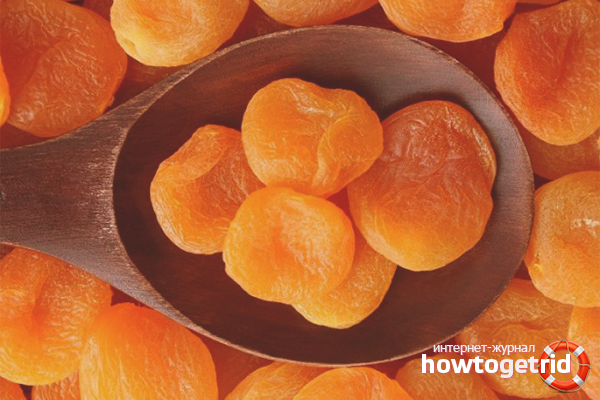 Cuisson des abricots secs au four