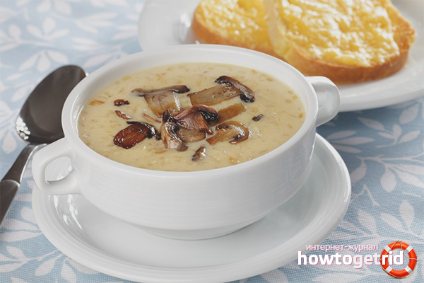 Mushroom Cheese Soup