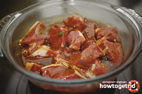 Pork alcohol marinades