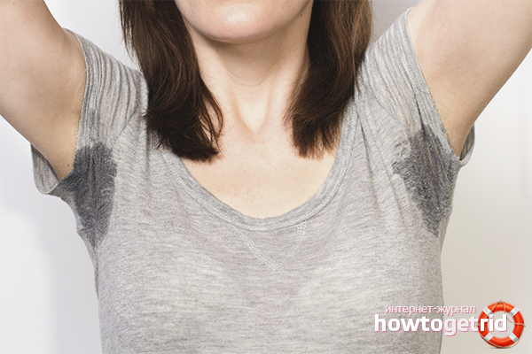 How to get rid of wet armpits