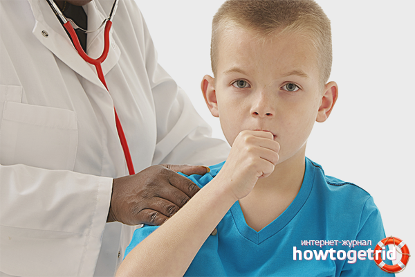 How to treat residual cough in a child