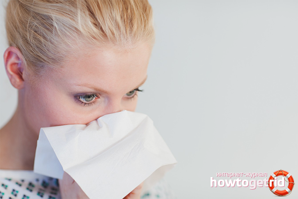How to distinguish allergic rhinitis from colds