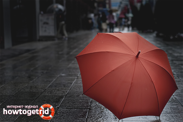 How to clean an umbrella