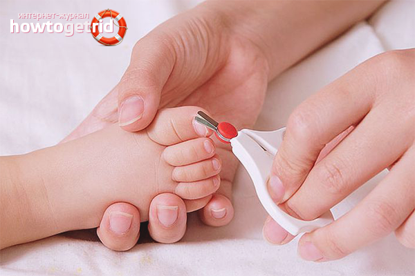 How to cut baby toenails